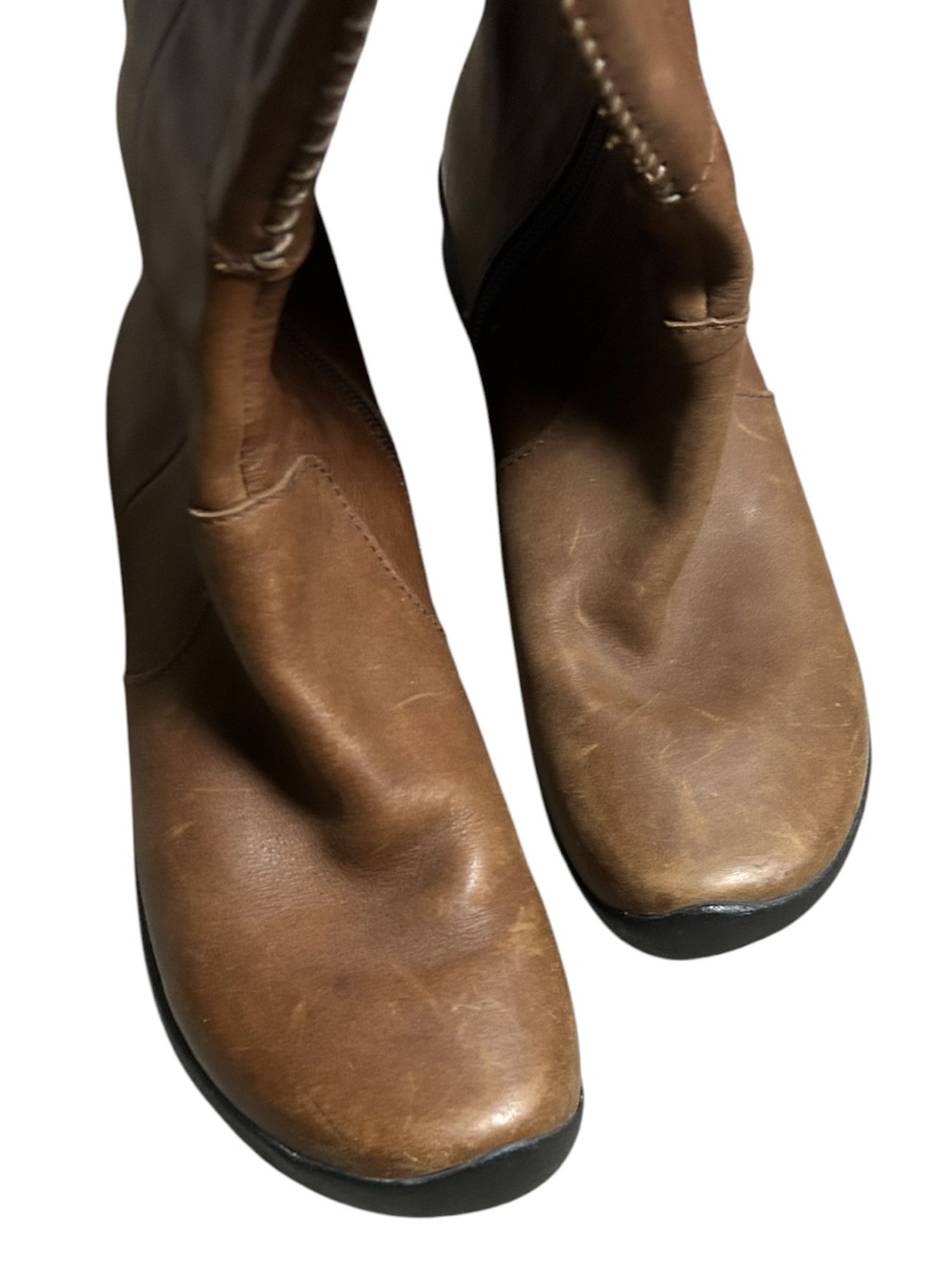 Keen Brown Bern Baby Bern 1005482 Leather Knee High Boots Size 9 - Picture 4 of 7